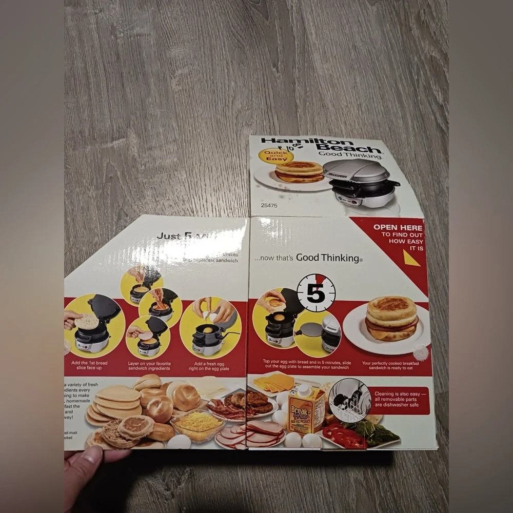 EUC Hamilton beach breakfast sandwich maker